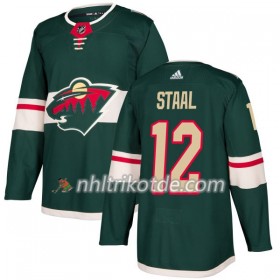 Minnesota Wild Trikot Eric Staal 12 Adidas 2017-2018 Grün Authentic - Herren
